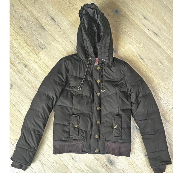 Y2K Juicy Couture Down Puffer Jacket Size Small‎ - Picture 1 of 16